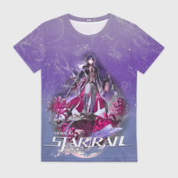 Женская футболка 3D Блэйд из хонкай стар рейл