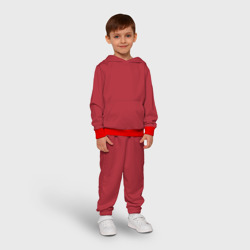 Детский костюм с толстовкой 3D Красный тренд 2023 - фото 2