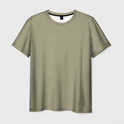 Мужская футболка 3D Зеленый тренд без принта