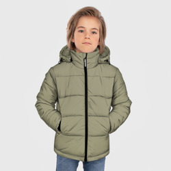 Зимняя куртка для мальчиков 3D Зеленый тренд без принта - фото 2