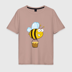 Мужская футболка хлопок Oversize Время собирать мед