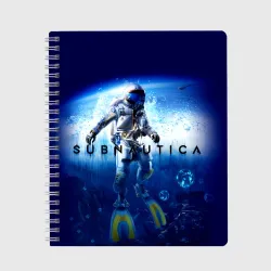 Тетрадь Subnautica аквалангист
