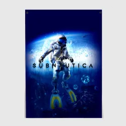 Постер Subnautica аквалангист