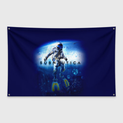 Флаг-баннер Subnautica аквалангист