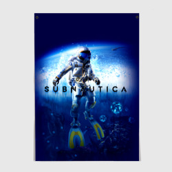 Постер Subnautica аквалангист