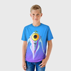 Детская футболка 3D Subnautica инопланетная рыба - фото 2