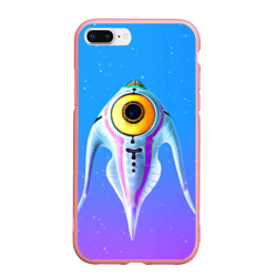 Чехол для iPhone 7Plus/8 Plus матовый Subnautica инопланетная рыба