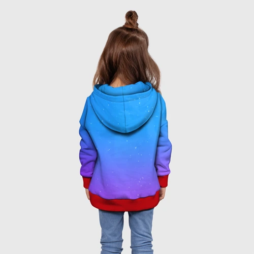 Детская толстовка 3D с принтом Subnautica инопланетная рыба, вид сзади #2