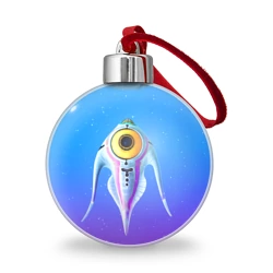 Ёлочный шар Subnautica инопланетная рыба