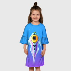 Детское платье 3D Subnautica инопланетная рыба - фото 2