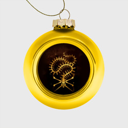 Ёлочный шар стеклянный/пластиковый Subnautica скелет морского чудовища