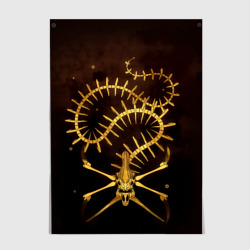 Постер Subnautica скелет морского чудовища