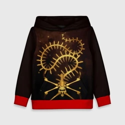 Детская толстовка 3D Subnautica скелет морского чудовища