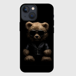 Чехол для iPhone 13 mini Брутальный плюшевый медведь