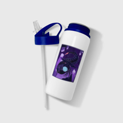 Бутылка для воды с трубочкой Subnautica подводный монстр - фото 2