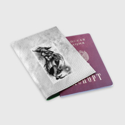 Обложка для паспорта матовая кожа Древлок - фото 2