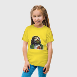 Детская футболка хлопок Большой пеповски, Лебовски в стиле Пепе - фото 2