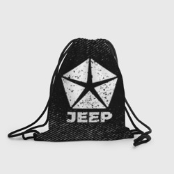 Рюкзак-мешок 3D Jeep с потертостями на темном фоне