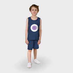 Детская пижама с шортами хлопок Сахасрара чакра - фото 2