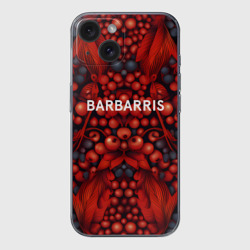 Чехол для iPhone 15 силиконовый с защитой камеры Барбарис