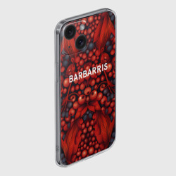 Чехол для iPhone 15 силиконовый с защитой камеры Барбарис - фото 2