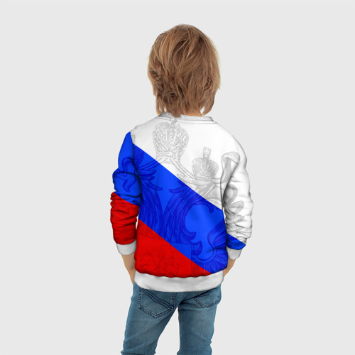 Детский свитшот 3D Сердечко - Россия, цвет 3D печать - фото 6