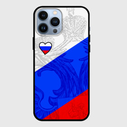 Чехол для iPhone 13 Pro Max Сердечко - Россия