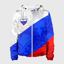 Женская куртка 3D Сердечко - Россия