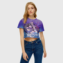 Женская футболка Crop-top 3D Герта Хонкай Стар Рейл - фото 2