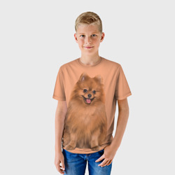 Детская футболка 3D Забавный шпиц - фото 2