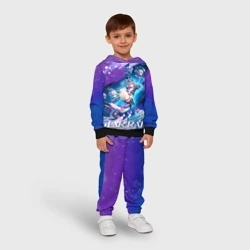 Детский костюм с толстовкой 3D Серебряный Волк Хонкай Стар Рейл - фото 2