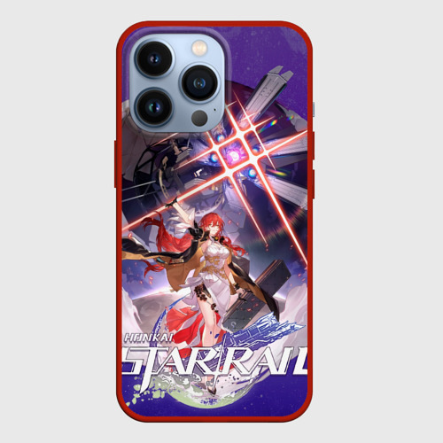 Чехол для iPhone 13 Pro Химеко Хонкай Стар Рейл, цвет красный