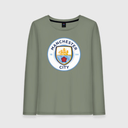 Женский лонгслив хлопок Manchester City FC