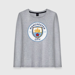 Женский лонгслив хлопок Manchester City FC