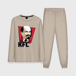 Мужская пижама с лонгсливом хлопок KFC Lenin