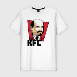 Мужская футболка хлопок Slim KFC Lenin