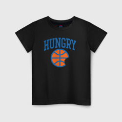 Детская футболка хлопок Hungry basketball