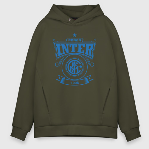 Мужское худи Oversize хлопок Forza Inter, цвет хаки