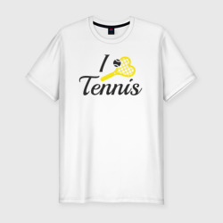 Мужская футболка хлопок Slim Love tennis