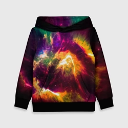 Детская толстовка 3D Небула в космосе разноцветная - нейронная сеть