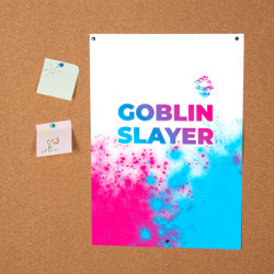 Постер Goblin Slayer neon gradient style: символ сверху - фото 2