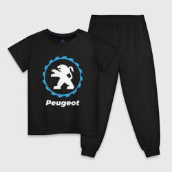 Детская пижама хлопок Peugeot в стиле Top Gear