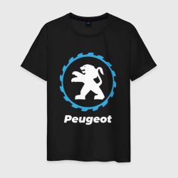 Мужская футболка хлопок Peugeot в стиле Top Gear
