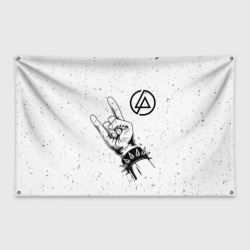 Флаг-баннер Linkin Park и рок символ