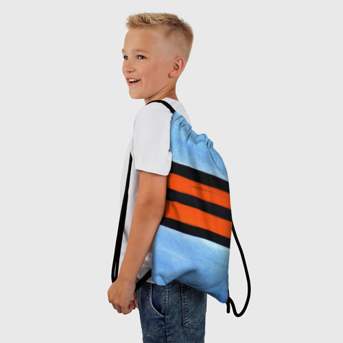 Рюкзак-мешок 3D Георгиевская лента на голубом фоне - фото 3