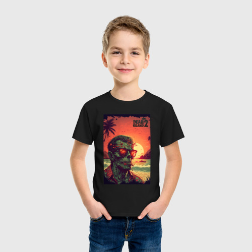 Детская футболка хлопок Dead island 2, цвет черный - фото 3