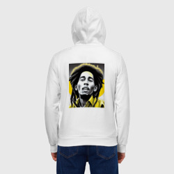 Мужская толстовка на молнии хлопок Bob Marley Digital Art - фото 2