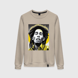 Женский свитшот хлопок Bob Marley Digital Art