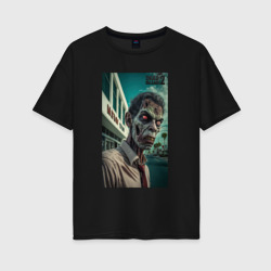 Женская футболка хлопок Oversize Мертвый остров