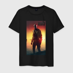 Мужская футболка хлопок Dead island 2 zombie